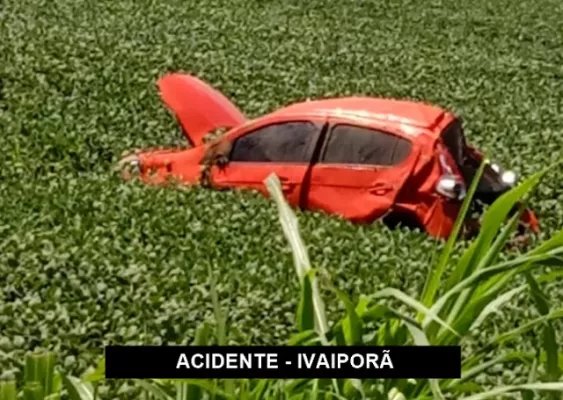 Acidente deixa mulher e crianca ferida na PR 466 em Ivaipora