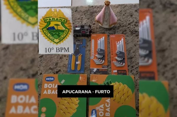 Duas mulheres foram presas após roubar vários objetos em loja de Apucarana 1 Mulheres sao presas opos furto em loja