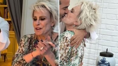 E o amor Ana Maria Braga troca beijo de cinema