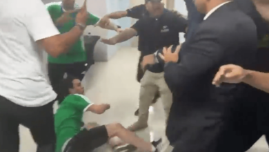 Video brasileiros e colombianos brigam antes de coletiva de Diniz
