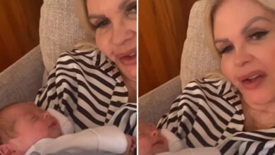 Monique Evans encanta ao mostrar novos registros com os netinhos