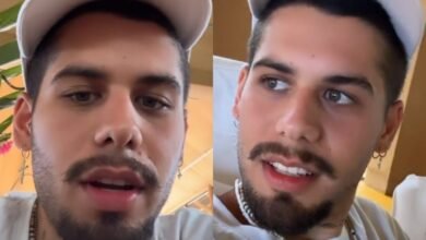 Zé Felipe nos Stories (Reprodução Instagram)