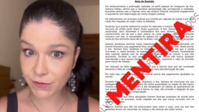 Samara Felippo desmente o ex marido apos fazer denuncia grave Eu