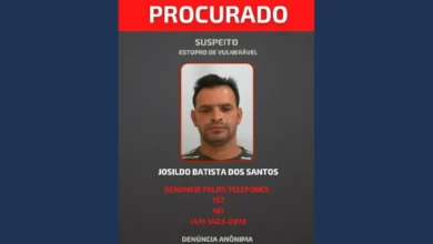 PCPR Divulga Foto de Suspeito de Estupro de Vulnerável em Apucarana