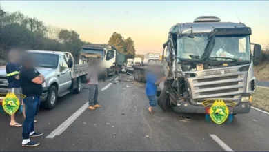 Acidente Envolvendo Caminhão com placa de Apucarana Causa Interdição na PR-986