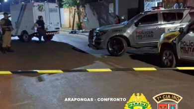 Homem morre durante confronto com a polícia em Arapongas