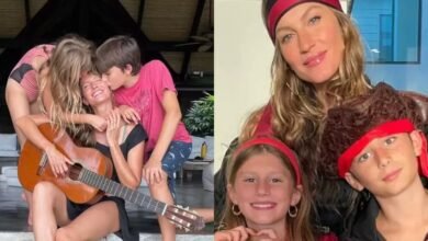 Grávida do terceiro, Gisele fez os dois partos em casa