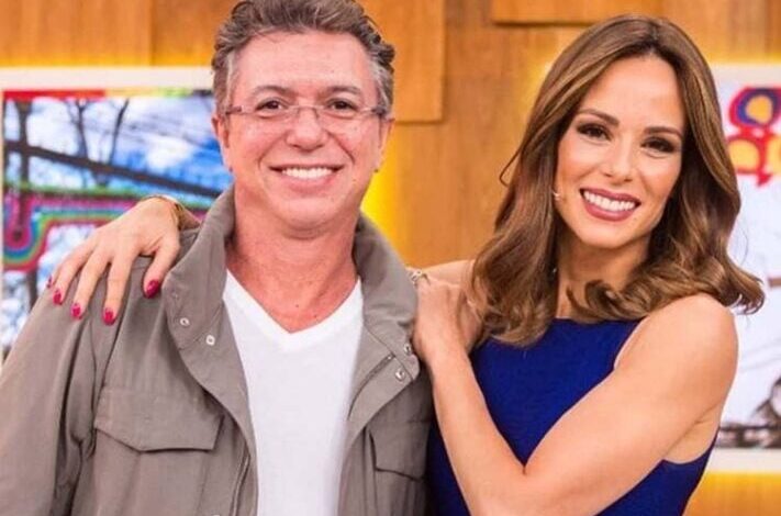 Boninho e Ana Furtado