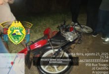 Jovem morre em acidente entre moto e carro na PR-444