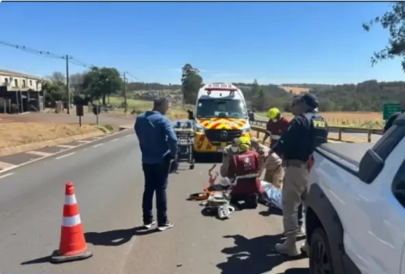 Grave Acidente na BR-376 Apucarana Deixa Motociclista Morto