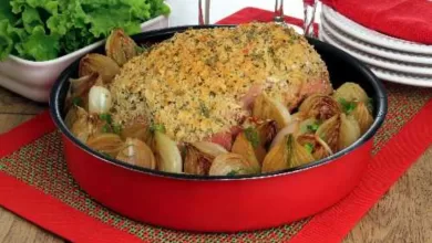 Pernil com crosta crocante: aposte no prato saborosa 21 Pernil com crosta crocante - pernil de Natal - receita de pernil