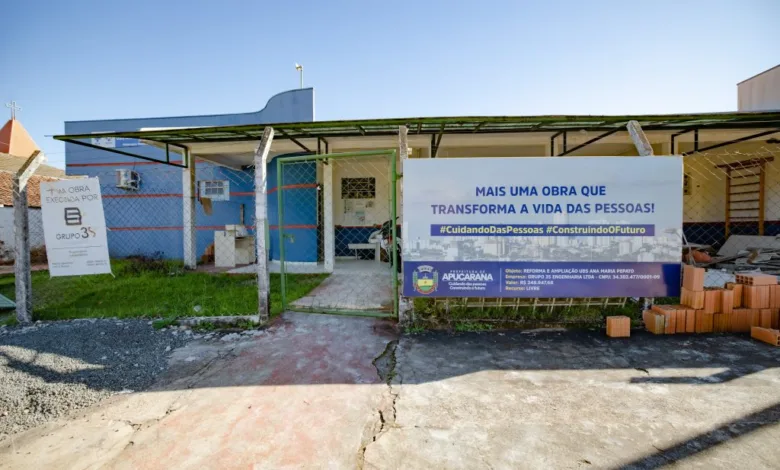 Trabalhadores e estrutura de Unidade Básica de Saúde em Apucarana
