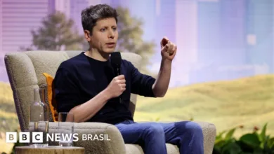 Mundo está certo em temer IA, mas precisa confiar nas empresas, diz chefe da OpenAI 47 Sam Altman, CEO da OpenAI