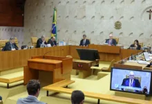 STF retoma sessões regulares após suspensão de casos envolvendo Moraes e Mendonça 6 Fachada do Supremo Tribunal Federal (STF) em Brasília