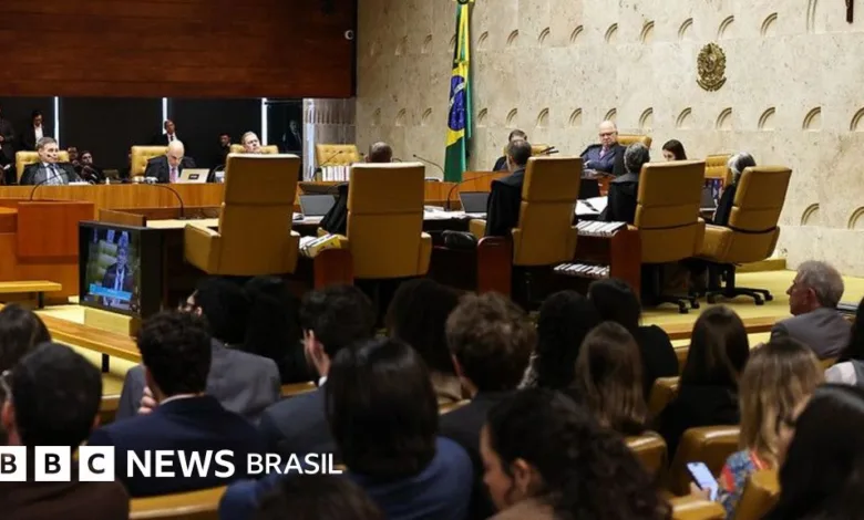 Fachada do edifício do Supremo Tribunal Federal em Brasília.