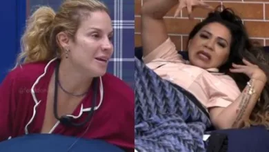 Maíra Charken e Darlin Ferrattry em A Fazenda 18