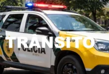 Viatura da Polícia Militar em atendimento