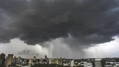 265 cidades do Paraná estão sob alerta vermelho para tempestade nesta quinta (10) 4 Tempestade no Paraná