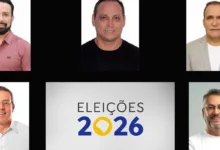 Urna eletrônica em votação
