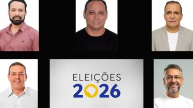 Urna eletrônica em votação