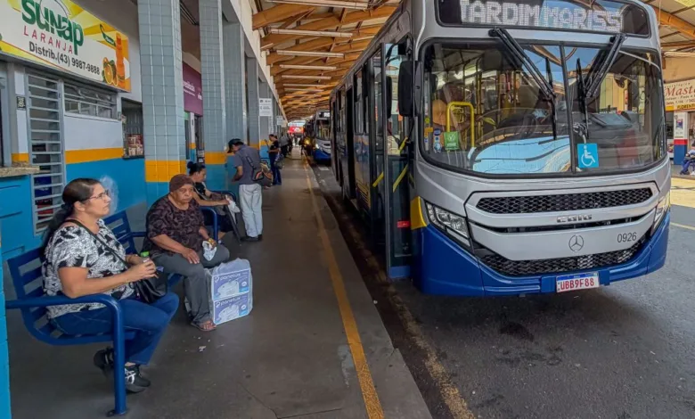 Decreto assegura transporte coletivo gratuito no domingo das eleições em Apucarana 1 Ônibus do transporte coletivo urbano em Apucarana