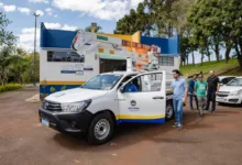 Prefeitura de Apucarana adquire caminhonete equipada para reforçar manejo da arborização 3 Caminhonete equipada com cesto aéreo adquirida pela Prefeitura de Apucarana