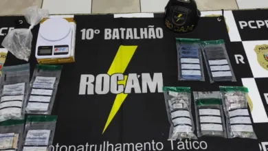 Homem é preso suspeito de tráfico com drogas e dinheiro em Apucarana 2 Apreensão de drogas e dinheiro em Apucarana