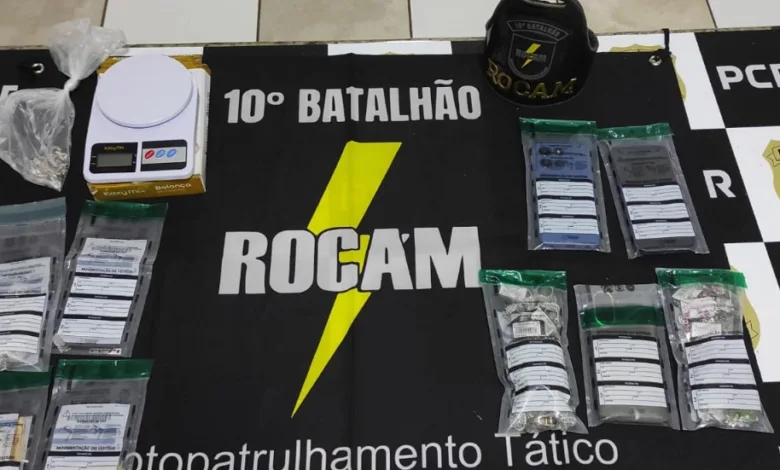 Apreensão de drogas e dinheiro em Apucarana