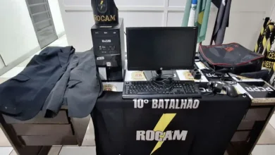 Viatura da Polícia Militar em operação