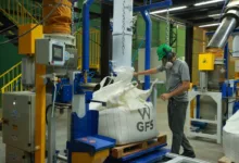 Fachada ou interior da nova fábrica da GFS em Apucarana