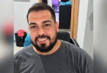 Motocicleta e local de acidente de trânsito em Maringá
