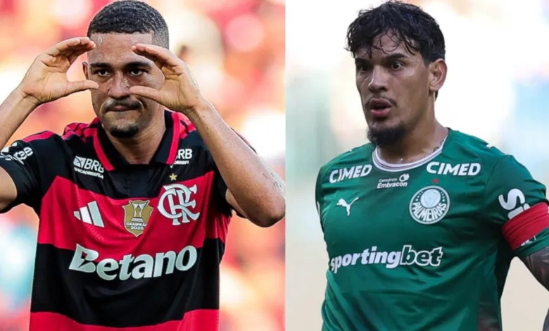 Jogadores do Palmeiras em partida válida pelo Campeonato Brasileiro