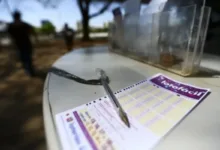 Volante de apostas das Loterias Caixa
