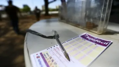 Volante de apostas das Loterias Caixa
