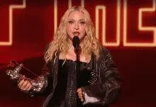 Madonna no palco do VMA