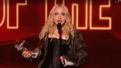 Madonna no palco do VMA