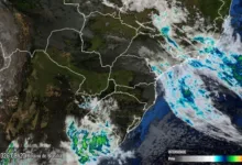 Céu nublado no Paraná