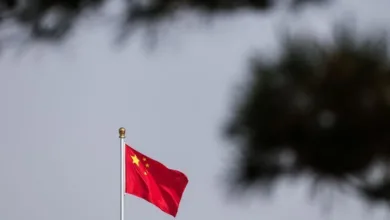 Gráfico de operações comerciais e arranha-céus na China