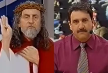 Inri Cristo durante participação no Programa do Ratinho