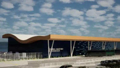 Projeto arquitetônico do novo terminal de cruzeiros em Paranaguá