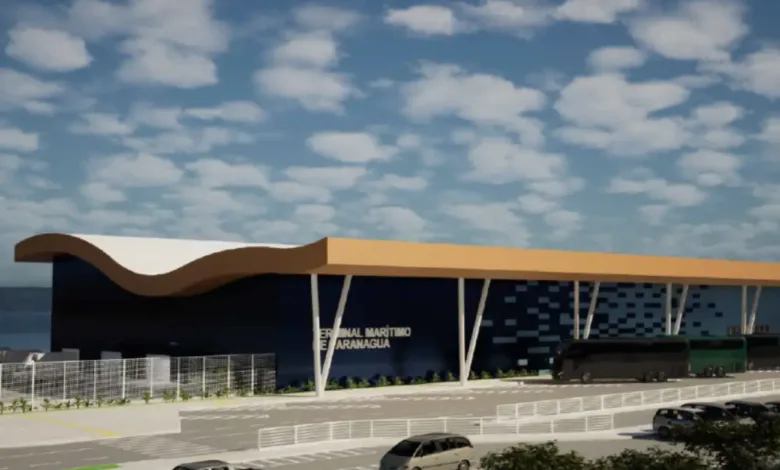 Projeto arquitetônico do novo terminal de cruzeiros em Paranaguá