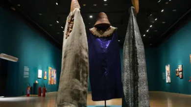 Obras de arte expostas no CCBB do Rio de Janeiro em mostra de mulheres da Amazônia