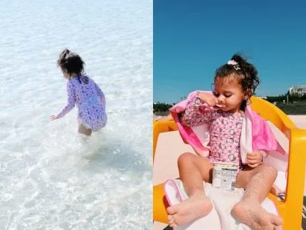 Helena, filha de Neymar e Amanda Kimberlly, curte praia na Coreia do Sul 1 Helena, filha de Neymar e Amanda Kimberlly, em praia na Coreia do Sul