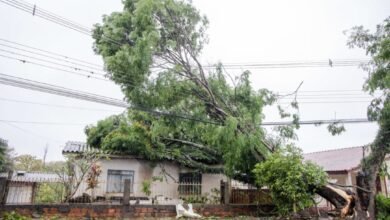 Moradores de Apucarana afetados por temporal