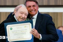 Manoel Ferreira e Jair Bolsonaro em evento oficial
