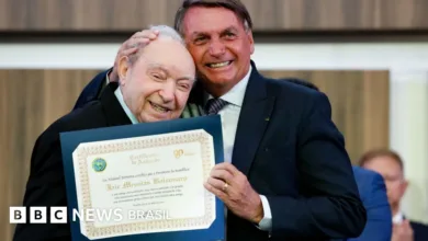 Manoel Ferreira e Jair Bolsonaro em evento oficial