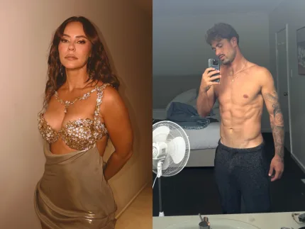Paolla Oliveira e o surfista João Chianca