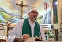 Padre morre após ser atingido por crucifixo em missa no Equador 6 Igreja onde ocorreu o acidente em Guayaquil
