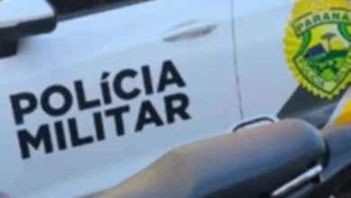 Motocicleta apreendida pela Polícia Militar