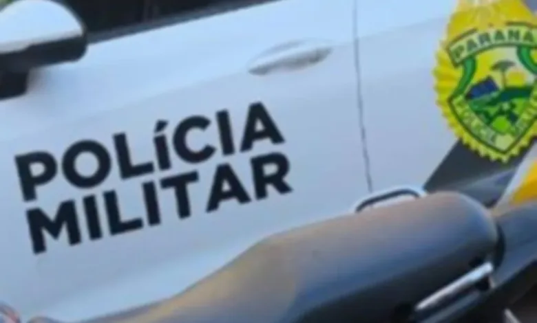 Motocicleta apreendida pela Polícia Militar
